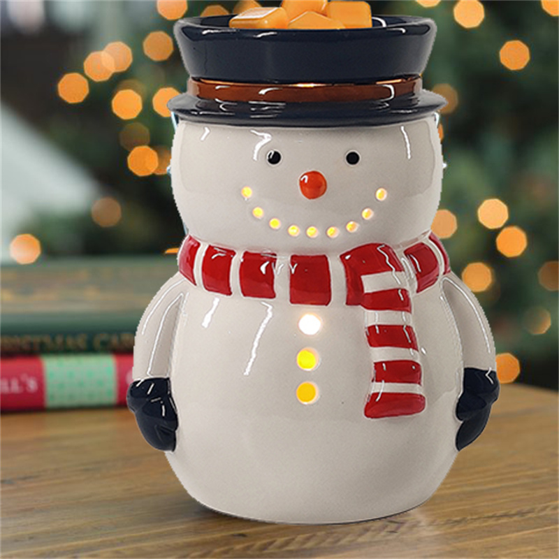 Frosty Illumination Geur Warmer -Sneeuman Chri5